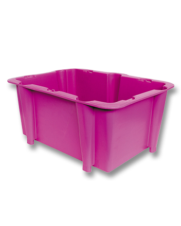 Household box (ribbed) 42 l