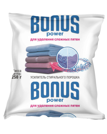Усилитель стирального порошка "Бонус энергия", пак. 250 г