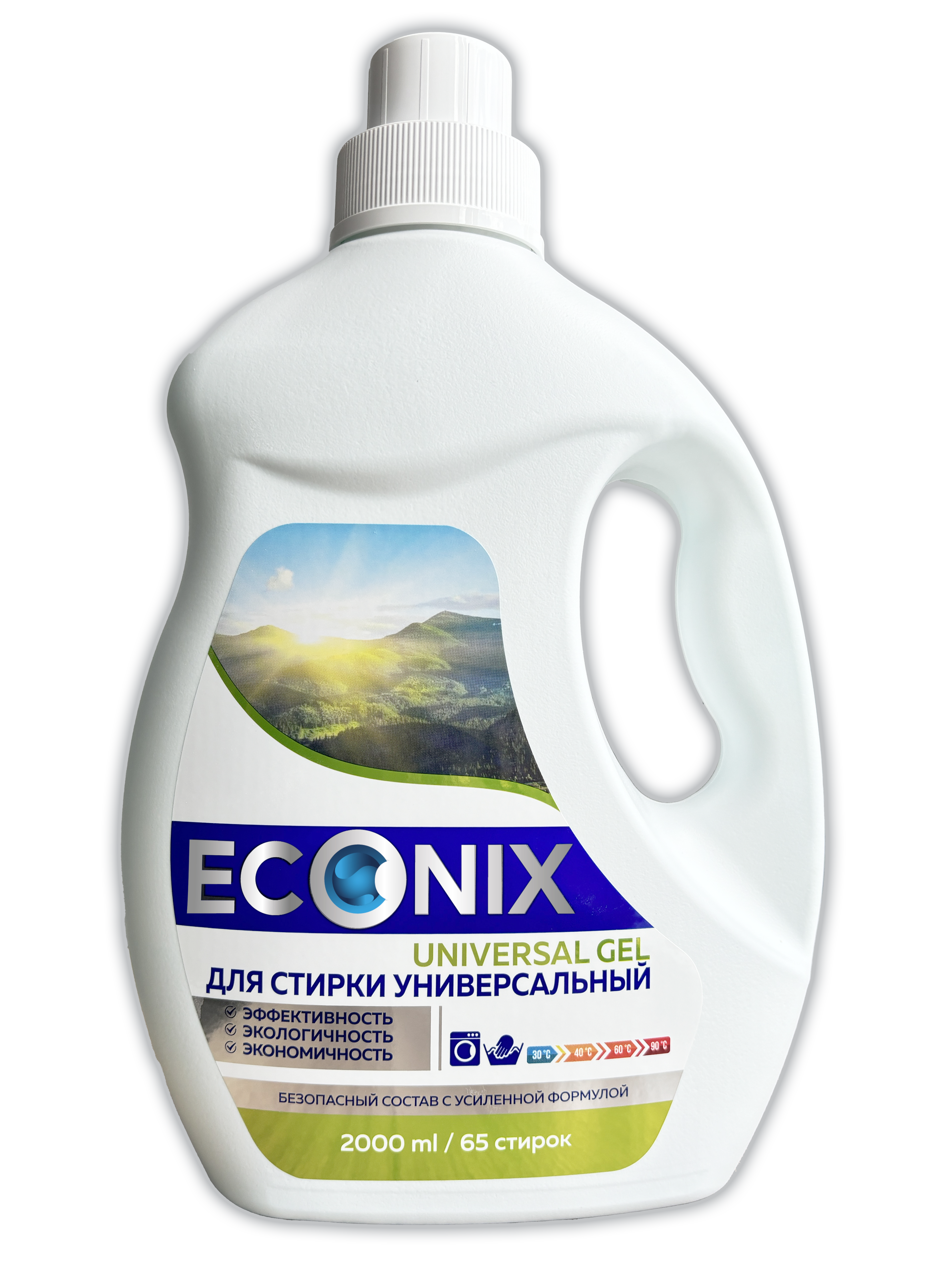 СМС жидкое для стирки белья "ECONIX UNIVERSAL" Gel 2л - 1
