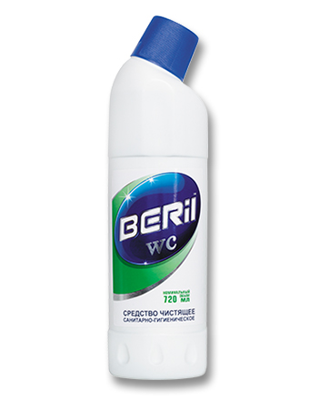 Средство чистящее санитарно-гигиеническое "BERIL WС", фл. 730г/720мл 
