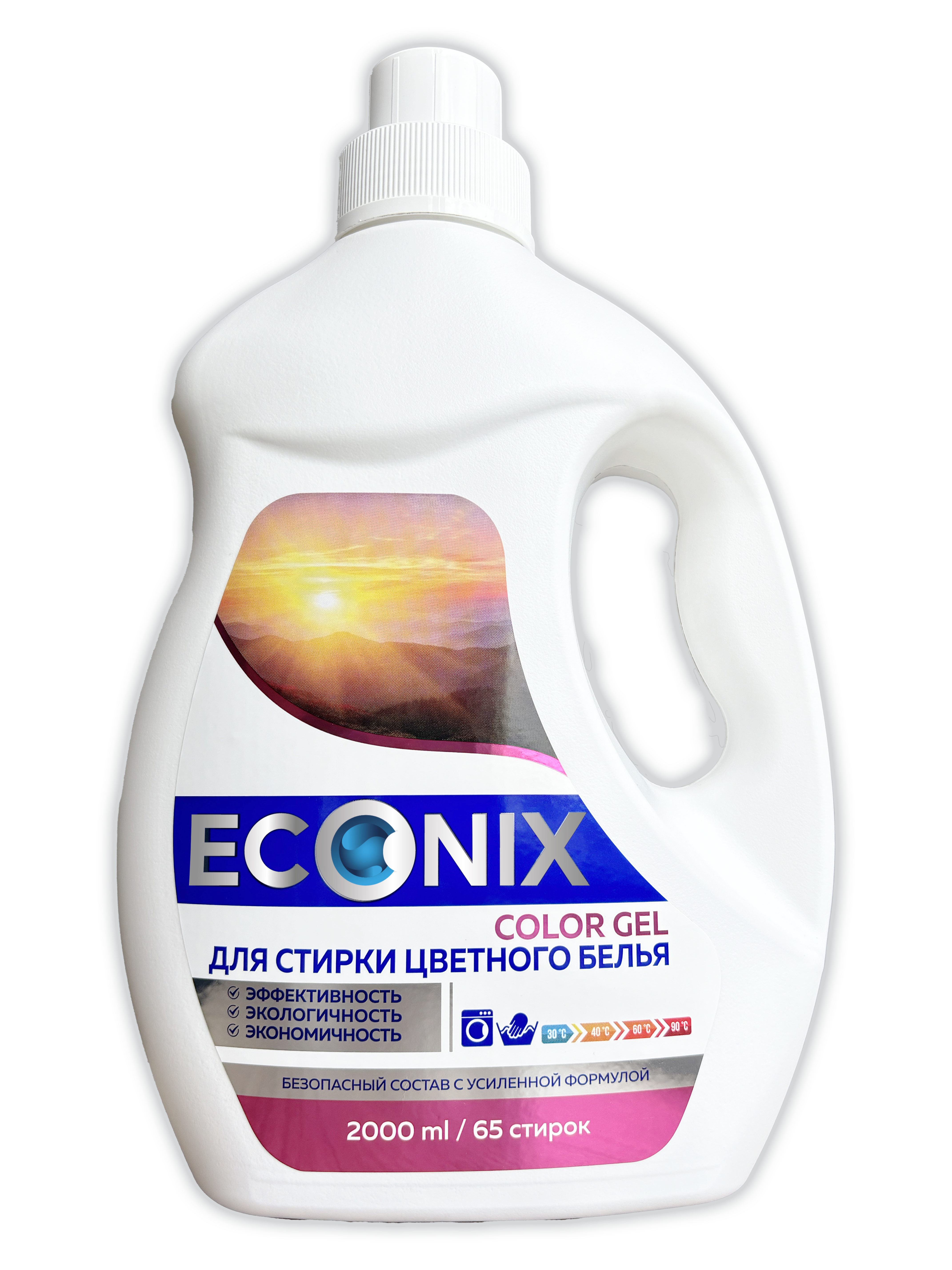 СМС жидкое для стирки белья "ECONIX COLOR" Gel 2л - 1