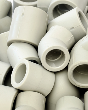 Pipes and fittings for internal hot and cold water supply